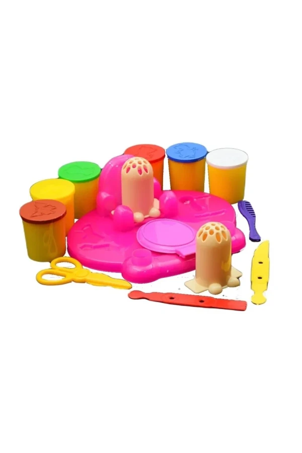 Bubu 14 Parça Oyun Hamuru Kuaför Seti Bubu-oh0014