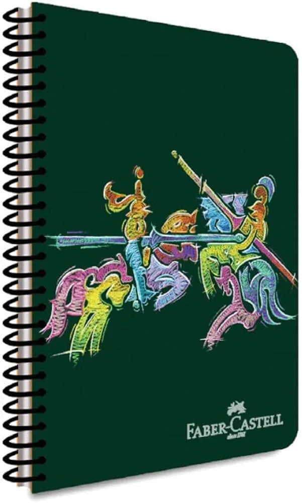Faber Castell Knights Klasik A4 Pp Kapak Spiralli Defter Çizgili 120 Yp 5075000447