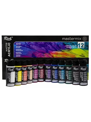Rich 60 Cc Mastermix Akrilik Boya 12 Renk 06695
