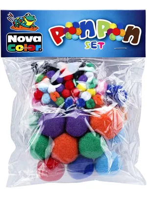 Nova Color 10-20-30 Mm Karışık Ponpon Seti Nc-350