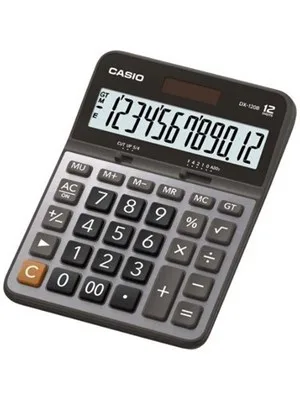 Casio Gx-12b-bk Hesap Makinesi 12 Hane