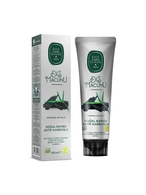 Eyüp Sabri Tuncer 90 Ml Diş Macunu Doğal Bambu ve Aktif Karbonlu