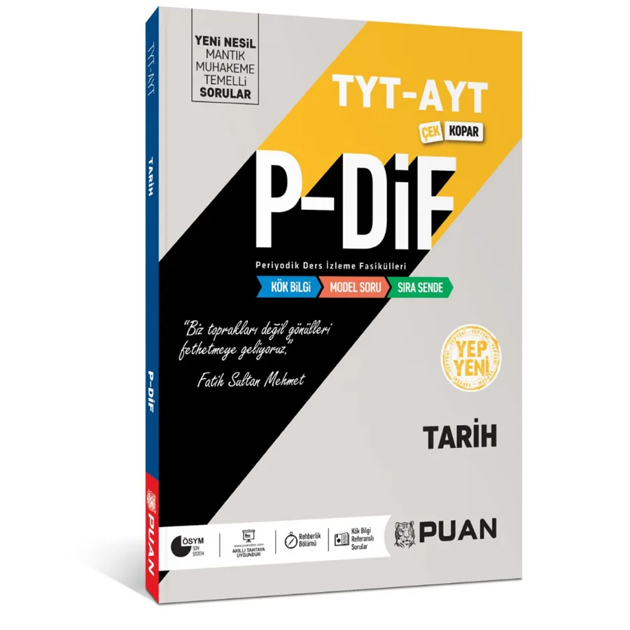 Puan Yay.- Tyt- Ayt Tarih P-dif Konu Anlatımlı 2324
