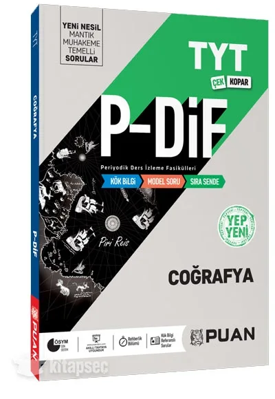 Puan Yay.- Tyt Coğrafya P-dif Konu Anlatımlı 2324