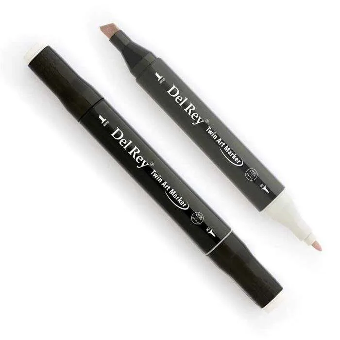 Del Rey Twin Çift Uçlu Marker Kalem Wg0.5 Warm Grey