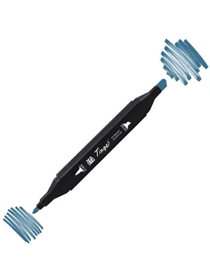 Del Rey Twin Çift Uçlu Marker Kalem B62 Marine Blue