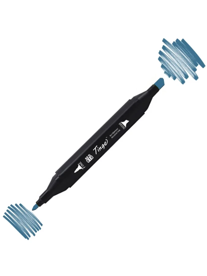Del Rey Twin Çift Uçlu Marker Kalem B62 Marine Blue