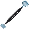 Del Rey Twin Çift Uçlu Marker Kalem B62 Marine Blue