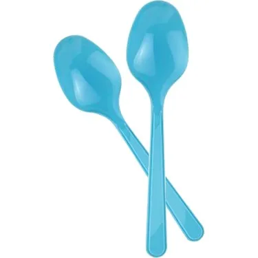 Nedi Plastik Kaşık 25"li Turkuaz 41863