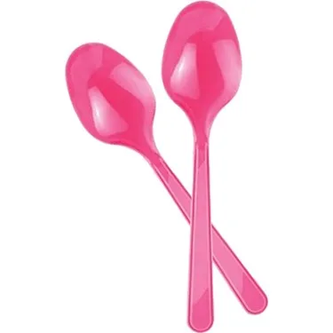 Nedi Plastik Kaşık 25"li Şeker Pembe (fuşya) 70519\74367