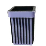 Elif Plastik Kare Çift Renkli Kalemlik Muhtelif Renkler P-8229