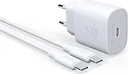 Elba Elb04-pd-25w1 Metre Type-c To Type-c Kablo + 25w Type-c Başlıklı Şarj Aleti