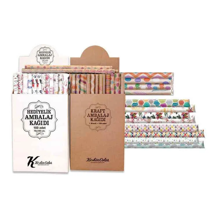 Keskin Color 70x100 Tekli Ambalaj Kağıdı Floral 100349-99