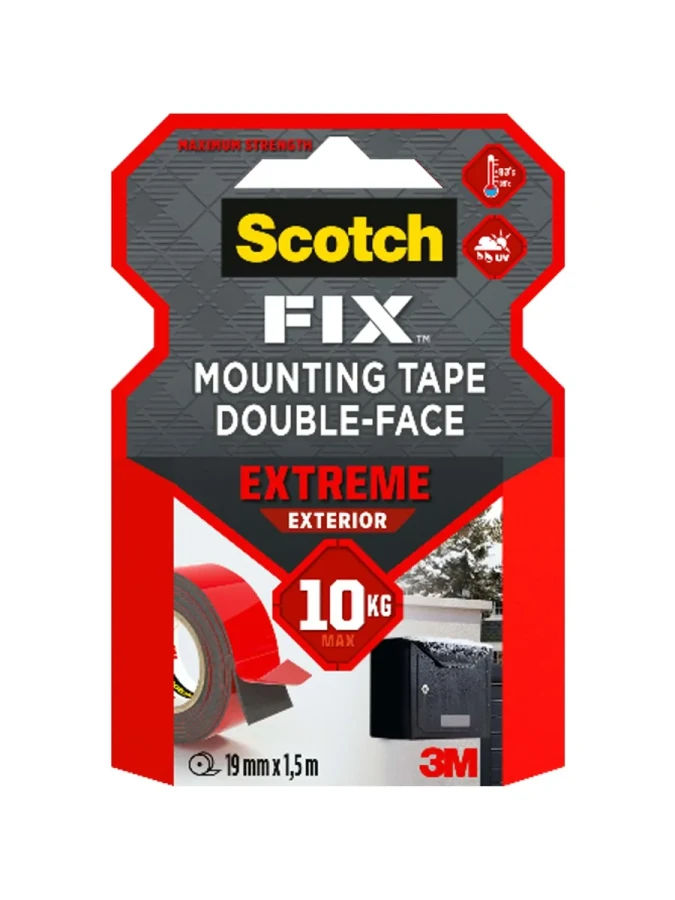 Scotch 19mmx1.5m Extra Güçlü Montaj Bandı 4002 4941-1915p