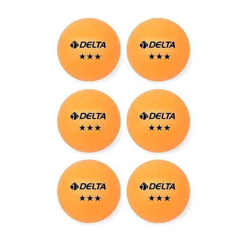 Delta Masa Tenisi (pinpon) Topu Turuncu 6"lı Cpt294