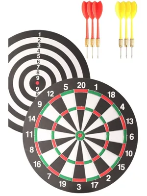 Delta Dart Seti (6x6 Gr İğne Uçlu Ok+15" Tahta) Sde159