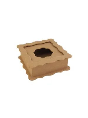 Aka Ahşap 20.5x20.5x8 Erbil Peçetelik Pçt 03