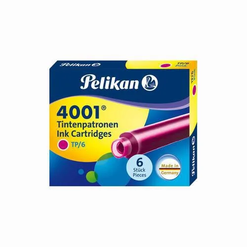 Pelikan Kartuş Pembe 6 Lı 4001
