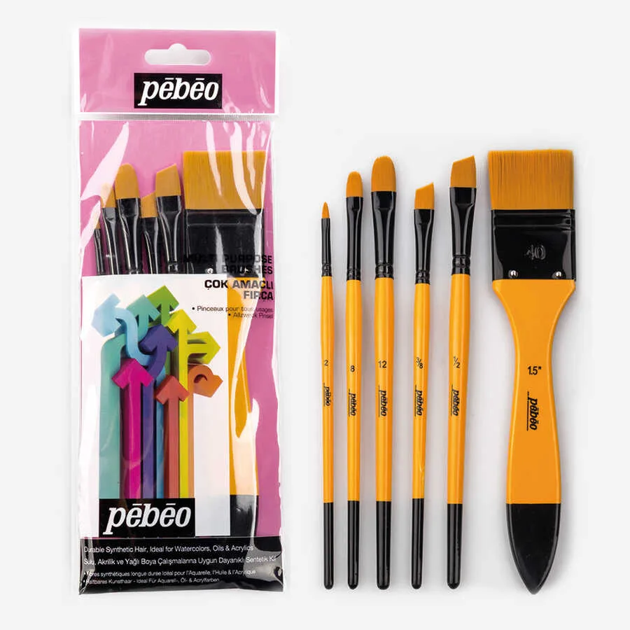 Pebeo Fırça Seti 6"lı Set-22