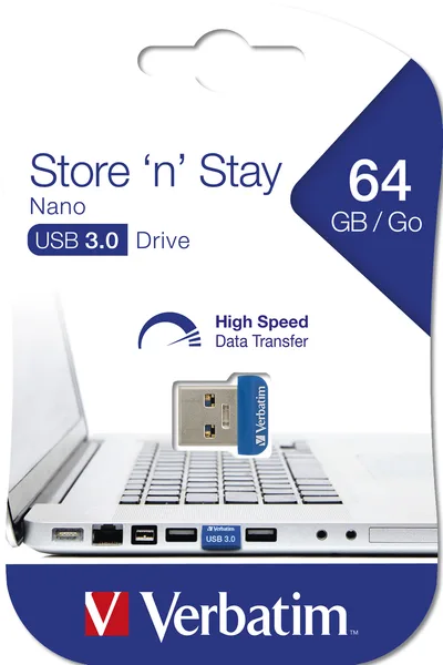 Verbatim 98711 Store N Stay Nano 64gb 3.2 Usb Flash Bellek