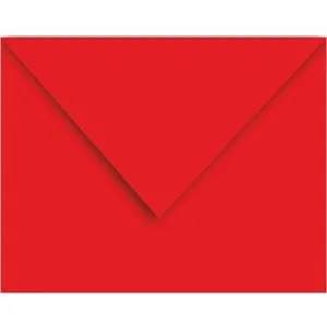 Asil 7x9 Cm 120 Gr Kartvizit Zarfı 100"lü Kırmızı As-7115