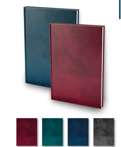 Elma 20x28 Mermer Desen Sert Kapak Defter Kareli 200 Yp