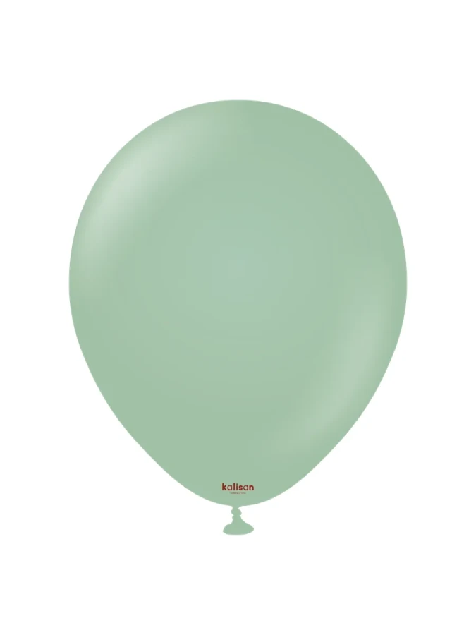 Kalisan 12" Retro Balon 10"lu Kış Yeşili 11280074