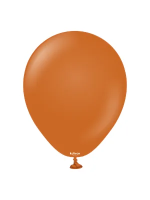 Kalisan 12" Retro Balon 10"lu Yanık Turuncu 11280014