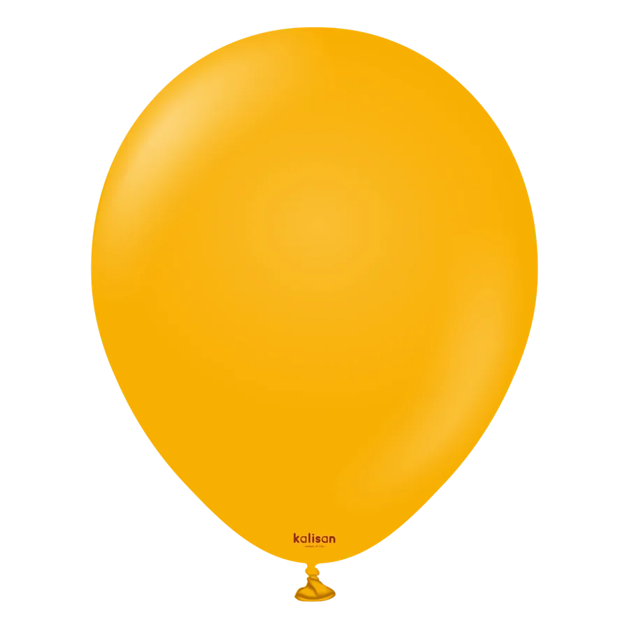 Kalisan 12" Retro Balon 10"lu Hardal 11280024