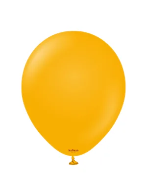 Kalisan 12" Retro Balon 10"lu Hardal 11280024