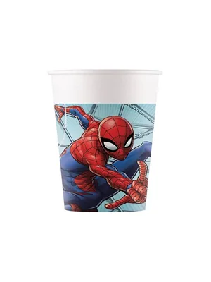 Nedi Karton Bardak Lisanslı 8 Li Spiderman Team Up 89447