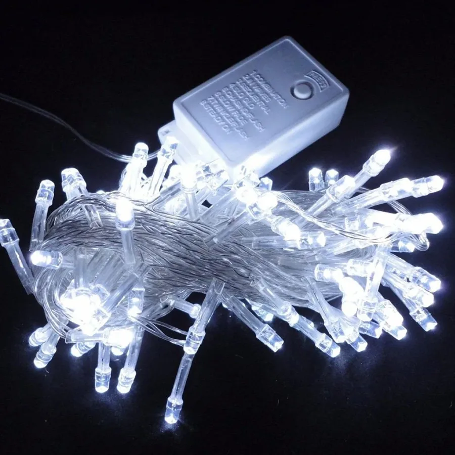Nedi 8 Mt 100 Ampul Led Işık Beyaz Jm45\10066
