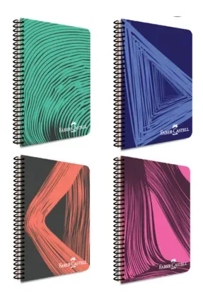 Faber Castell Waves A4 Pp Kapak Spiralli Defter Kareli 120 Yp 5075000439