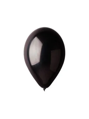 Gemar 11" Metalik Balon Siyah 100"lü