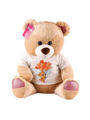Selay 46 Cm Peluş T-shirtlü Ayı Kahverengi 1695