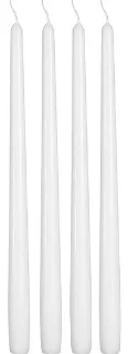 Nedi 25 Cm Şamdan Mumu 4"lü Beyaz 1045nw