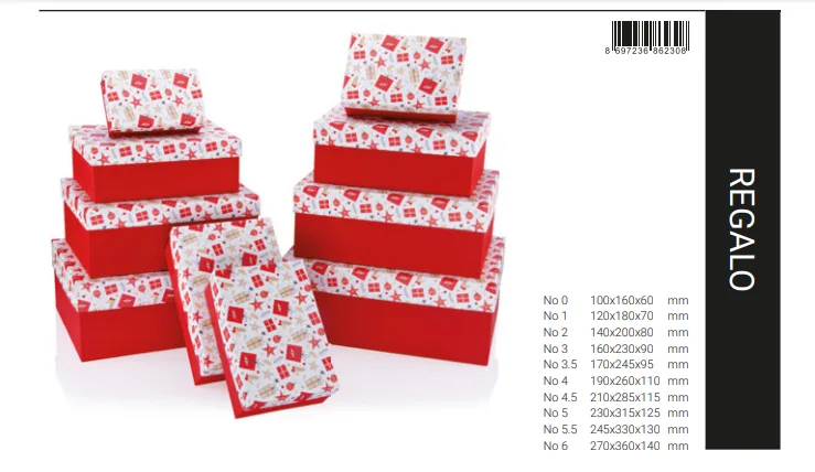 Gıpta Regalo Dikdörtgen Hediye Kutusu No:5 Bx2308