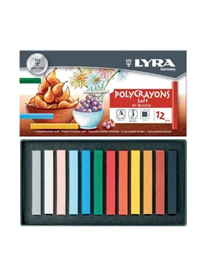 Lyra Polycrayon Soft Toz Pastel 12"li 5651120