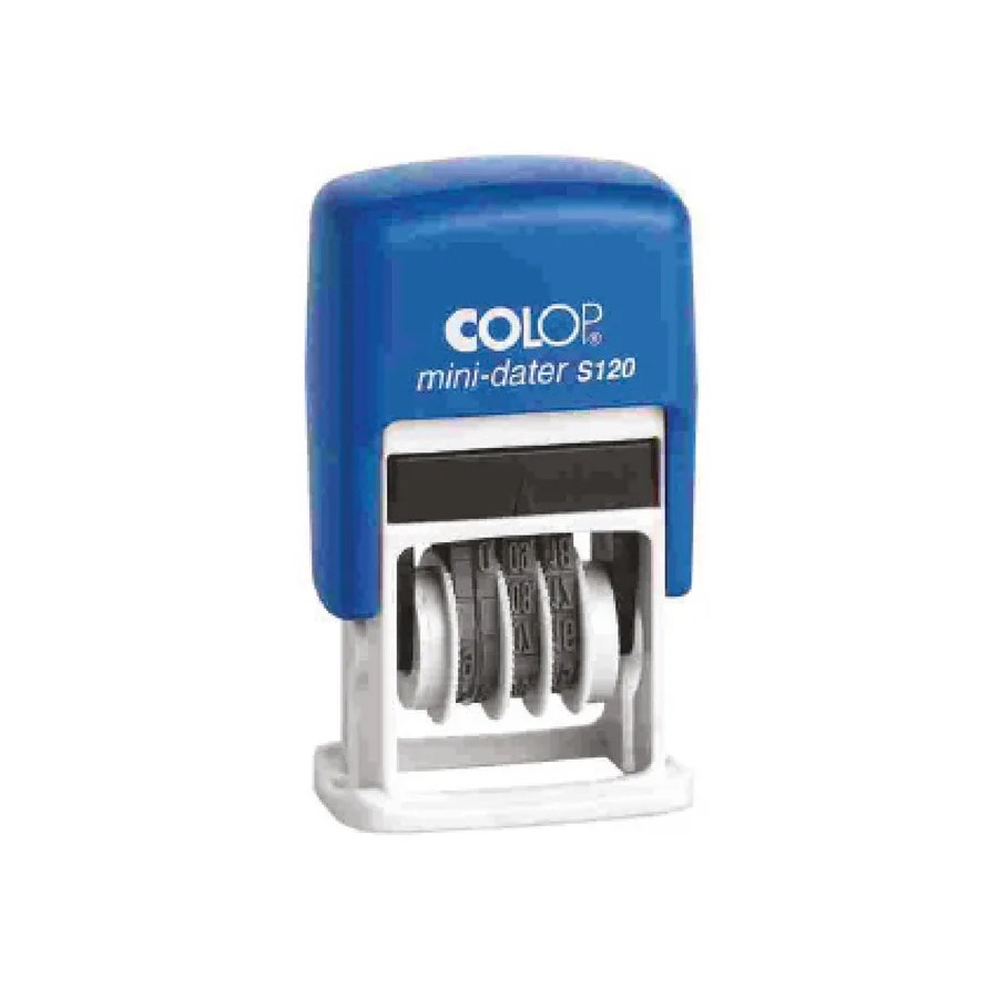 Colop S120-sd Manuel Tarih Kaşesi Rakamlı Mini