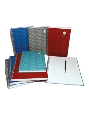 Elma Renk Kuşağı 20x28 Sert Kapak Defter Kareli 160 Yp Mbh01-yfk