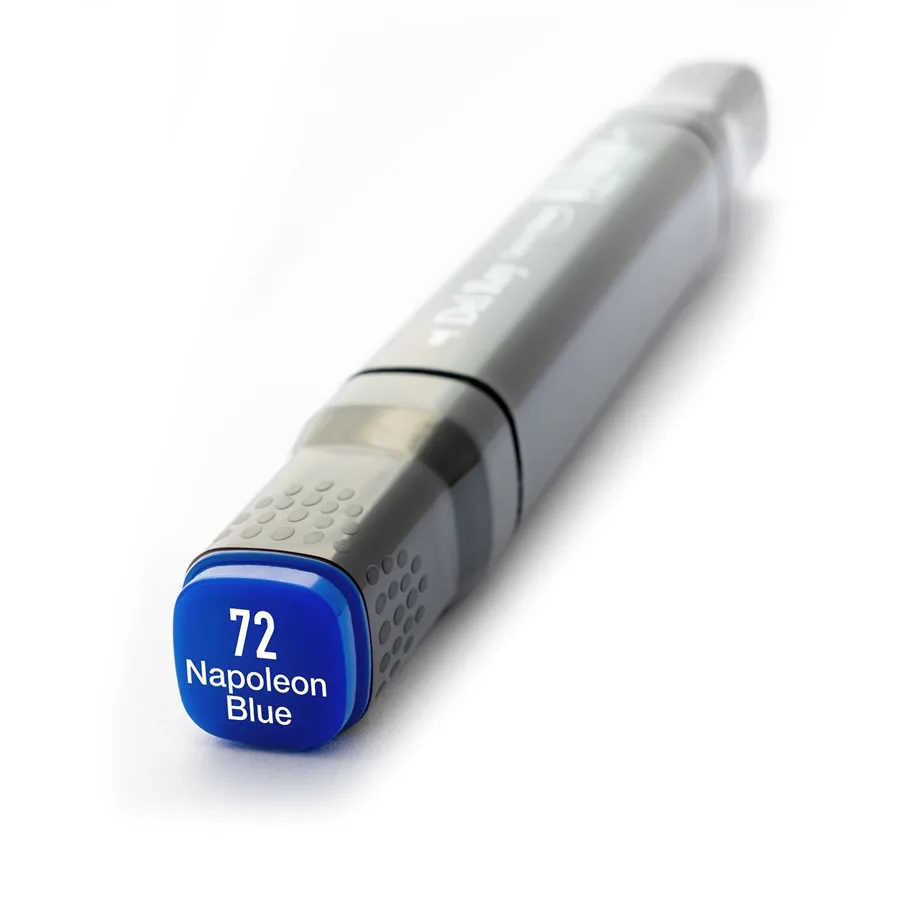 Del Rey Twin Çift Uçlu Marker Kalem Pb72 Napoleon Blue