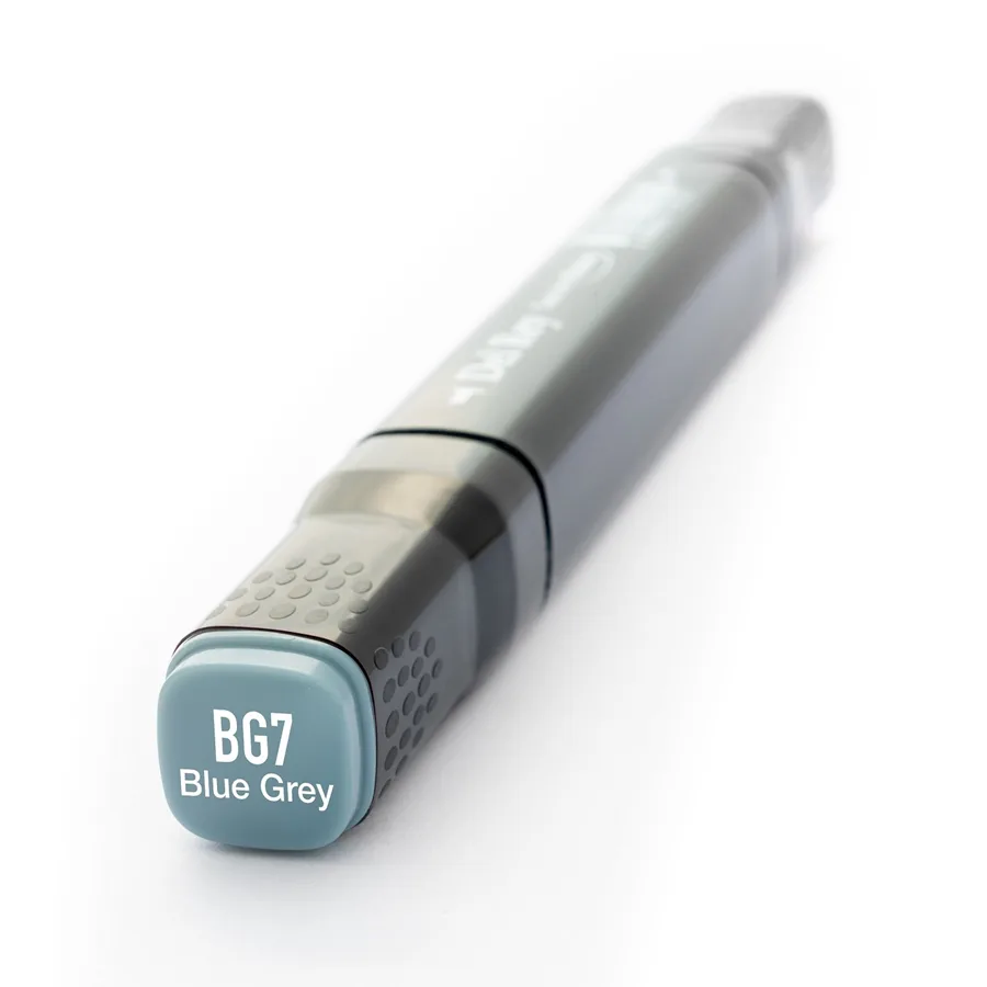 Del Rey Twin Çift Uçlu Marker Kalem Bg7 Blue Grey