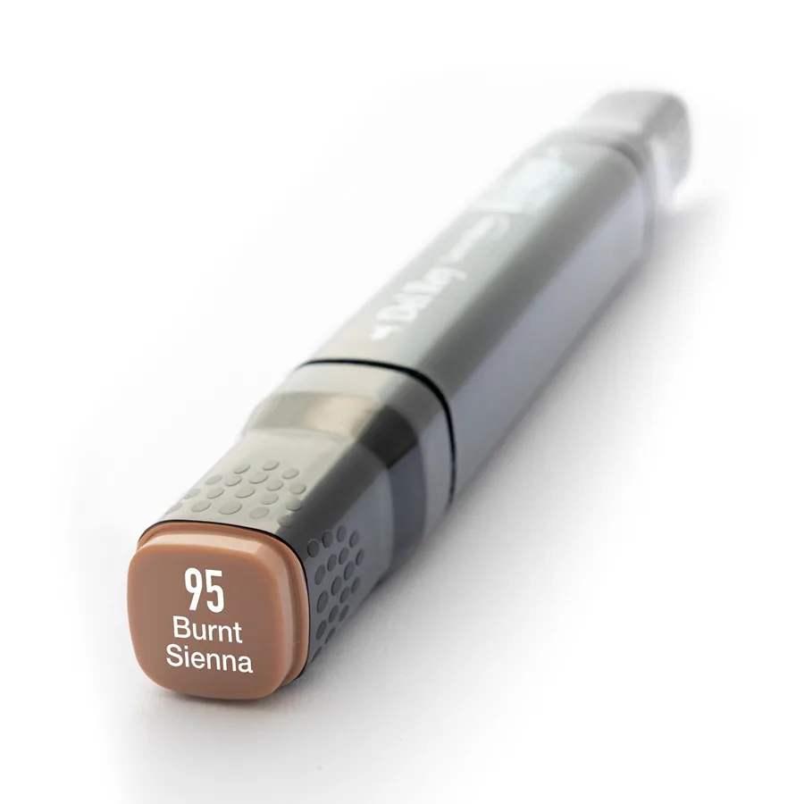 Del Rey Twin Çift Uçlu Marker Kalem Br95 Burnt Sienna