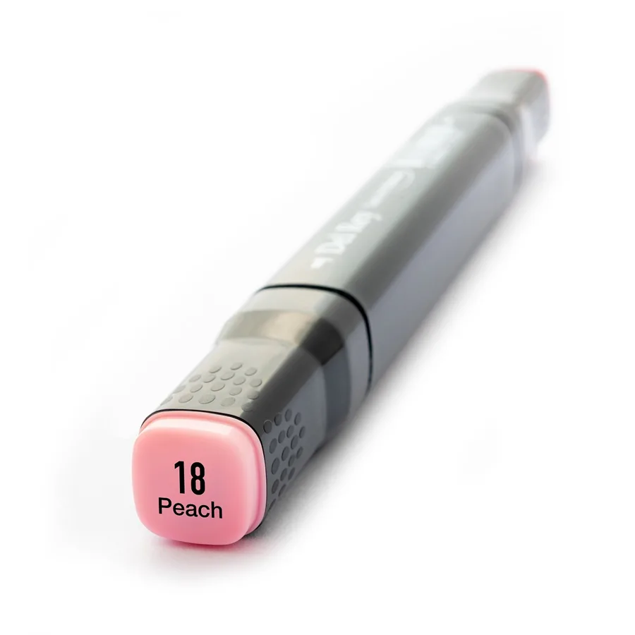 Del Rey Twin Çift Uçlu Marker Kalem R18 Peach
