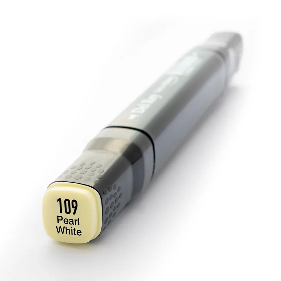 Del Rey Twin Çift Uçlu Marker Kalem Br109 Pearl White