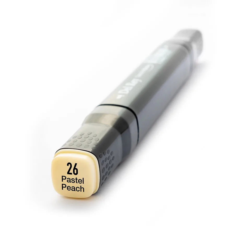 Del Rey Twin Çift Uçlu Marker Kalem Yr26 Pastel Peach