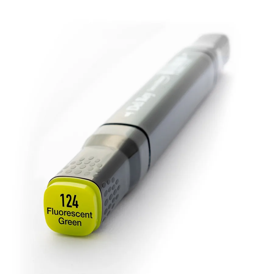 Del Rey Twin Çift Uçlu Marker Kalem F124 Fluorescent Green