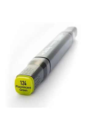 Del Rey Twin Çift Uçlu Marker Kalem F124 Fluorescent Green