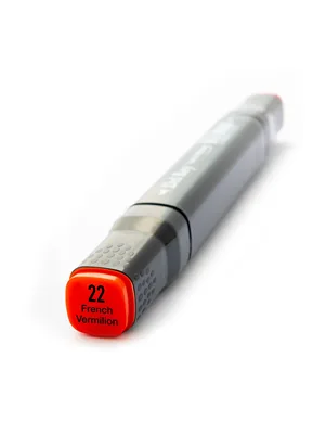 Del Rey Twin Çift Uçlu Marker Kalem R22 French Vermillion