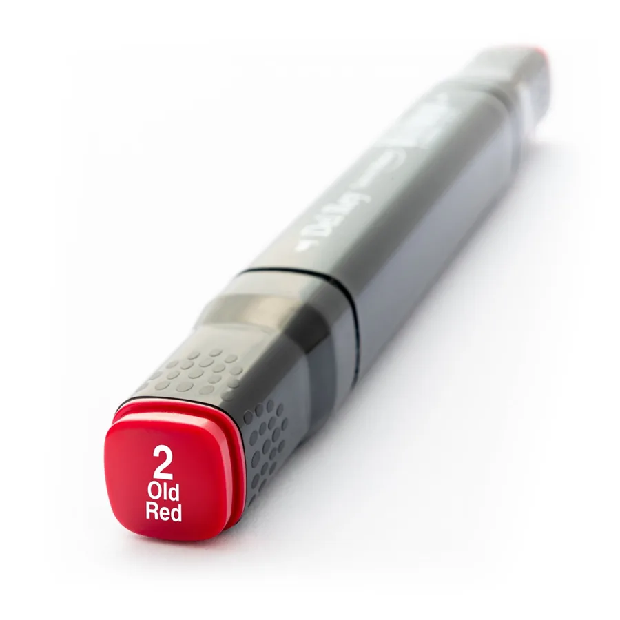 Del Rey Twin Çift Uçlu Marker Kalem R2 Old Red